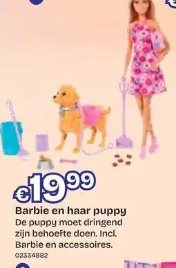 Dreamland Barbie en haar puppy aanbieding