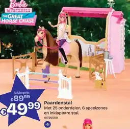Dreamland Barbie Paardenstal aanbieding