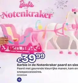Dreamland Barbie in de Notenkraker paard en slee aanbieding