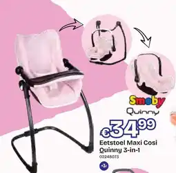 Dreamland Smoby Quinny Eetstoel Maxi Cosi Quinny 3-in-1 aanbieding