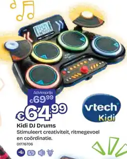 Dreamland vtech kidi dj drums aanbieding