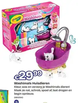 Dreamland Crayola Washimals Huisdieren aanbieding