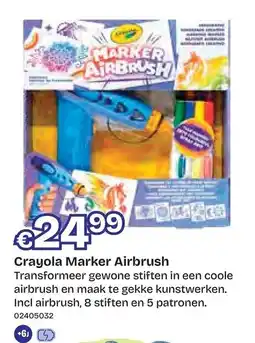 Dreamland Crayola Marker Airbrush aanbieding