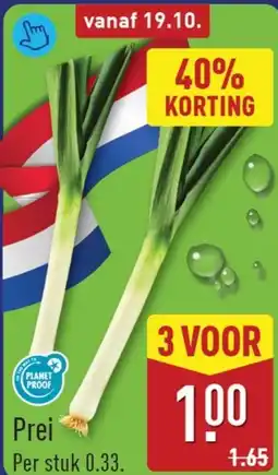 ALDI Prei aanbieding