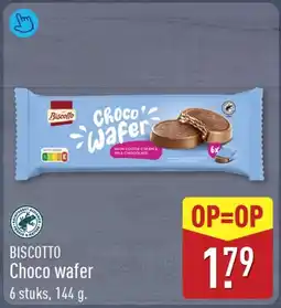 ALDI Biscotto Choco wafer aanbieding