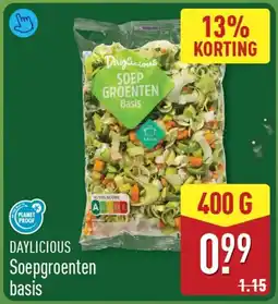 ALDI Daylicious Soepgroenten basis aanbieding
