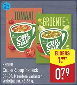 ALDI Knorr Cup-a-Soup 3-pack aanbieding