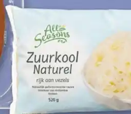 ALDI All Seasons Zuurkool Naturel aanbieding