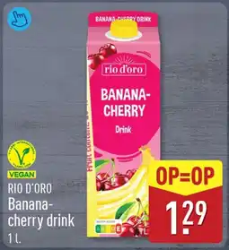 ALDI Rio d'Oro Banana-cherry drink aanbieding