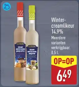 ALDI Silverstone Winter-creamlikeur aanbieding