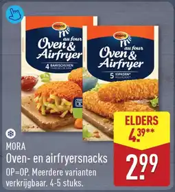 ALDI Mora Oven- en airfryersnacks aanbieding