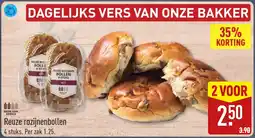 ALDI Reuze rozijnenbollen aanbieding