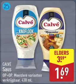 ALDI Calvé Saus aanbieding