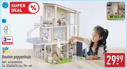 ALDI Toy Lino Houten poppenhuis aanbieding