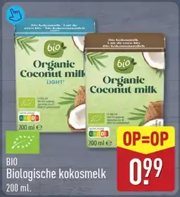 ALDI Organic Coconut milk aanbieding