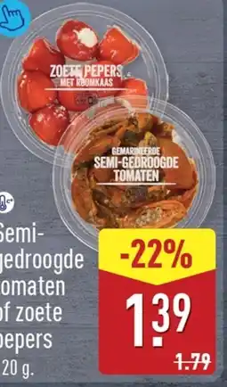 ALDI Gemarineerde semi-gedroogde tomaten aanbieding