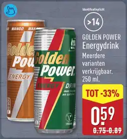 ALDI Golden Power Energydrink aanbieding