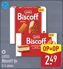 ALDI Lotus Biscoff ijs aanbieding