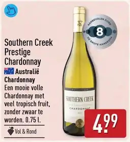ALDI Southern Creek Prestige Chardonnay aanbieding