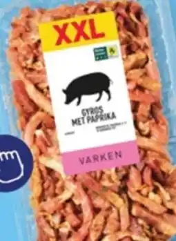 ALDI Gyros met paprika aanbieding