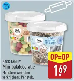ALDI Back Family Mini-bakdecoratie aanbieding