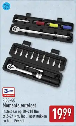 ALDI RIDE+GO Momentsleutelset aanbieding
