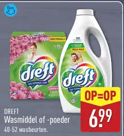 ALDI Dreft Wasmiddel of poeder aanbieding
