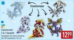 ALDI Transformers 2-in-1 bouwset aanbieding