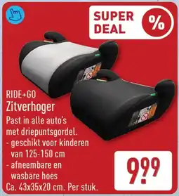 ALDI RIDE+GO Zitverhoger aanbieding