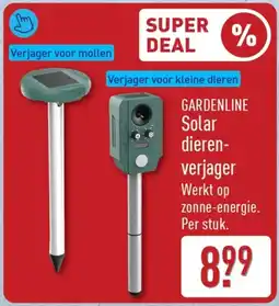 ALDI GARDENLINE Solar dieren-verjager aanbieding