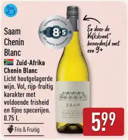ALDI Saam Chenin Blanc aanbieding