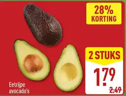 ALDI Eetrijpe avocado's aanbieding