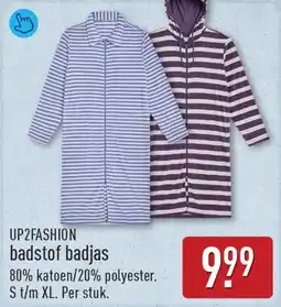 ALDI Up2fashion badstof badjas aanbieding