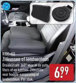 ALDI RIDE+GO Zitkussen of lendensteun aanbieding