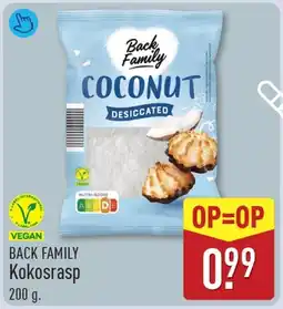 ALDI Back Family Kokosrasp aanbieding
