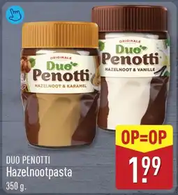ALDI Duo Penotti Hazelnootpasta aanbieding