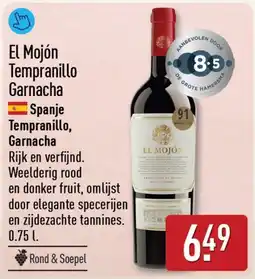 ALDI El Mojón Tempranillo Garnacha aanbieding