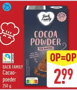 ALDI Back Family Cacao-poeder aanbieding