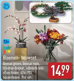 ALDI Toy lino Bloemen- bouwset aanbieding