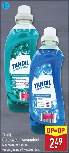 ALDI Tandil Quickwash wasmiddel aanbieding