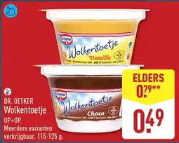 ALDI Dr. Oetker Wolkentoetje aanbieding