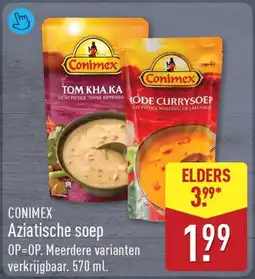 ALDI Conimex Aziatische soep aanbieding
