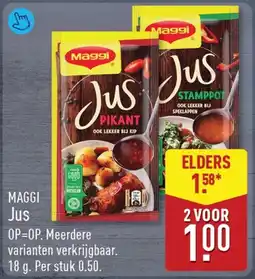 ALDI Maggi Jus aanbieding