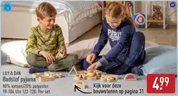 ALDI Lily & Dan Badstof pyjama aanbieding