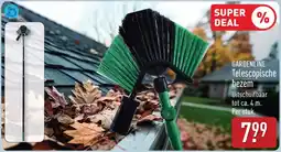 ALDI Gardenline telescopische bezem aanbieding