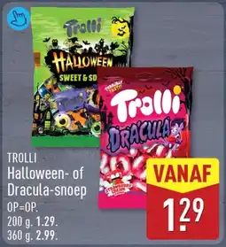 ALDI Trolli Halloween of Dracula snoep aanbieding