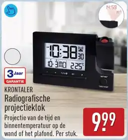 ALDI Krontaler Radiografische projectieklok aanbieding