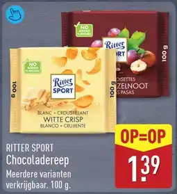 ALDI Ritter Sport Chocoladereep aanbieding