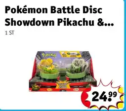 Kruidvat Pokémon Battle Disc Showdown Pikachu & Larvitar aanbieding