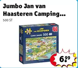 Kruidvat Jumbo Jan van Haasteren Camping Chaos Puzzel aanbieding